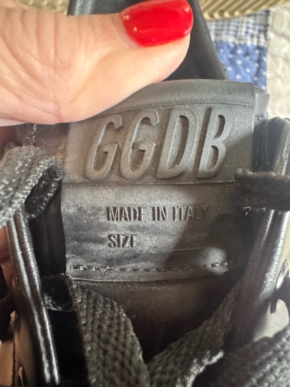 Golden Goose Pure Star Black Leather Sneakers- Size 37 / 7. - Picture 6 of 10